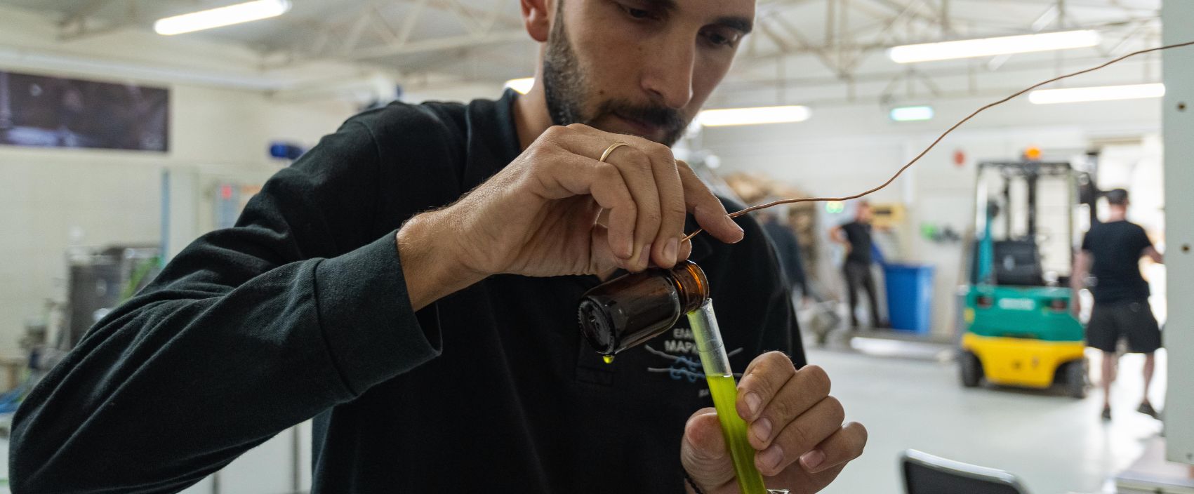 Extra virgin olive oil making in Crete