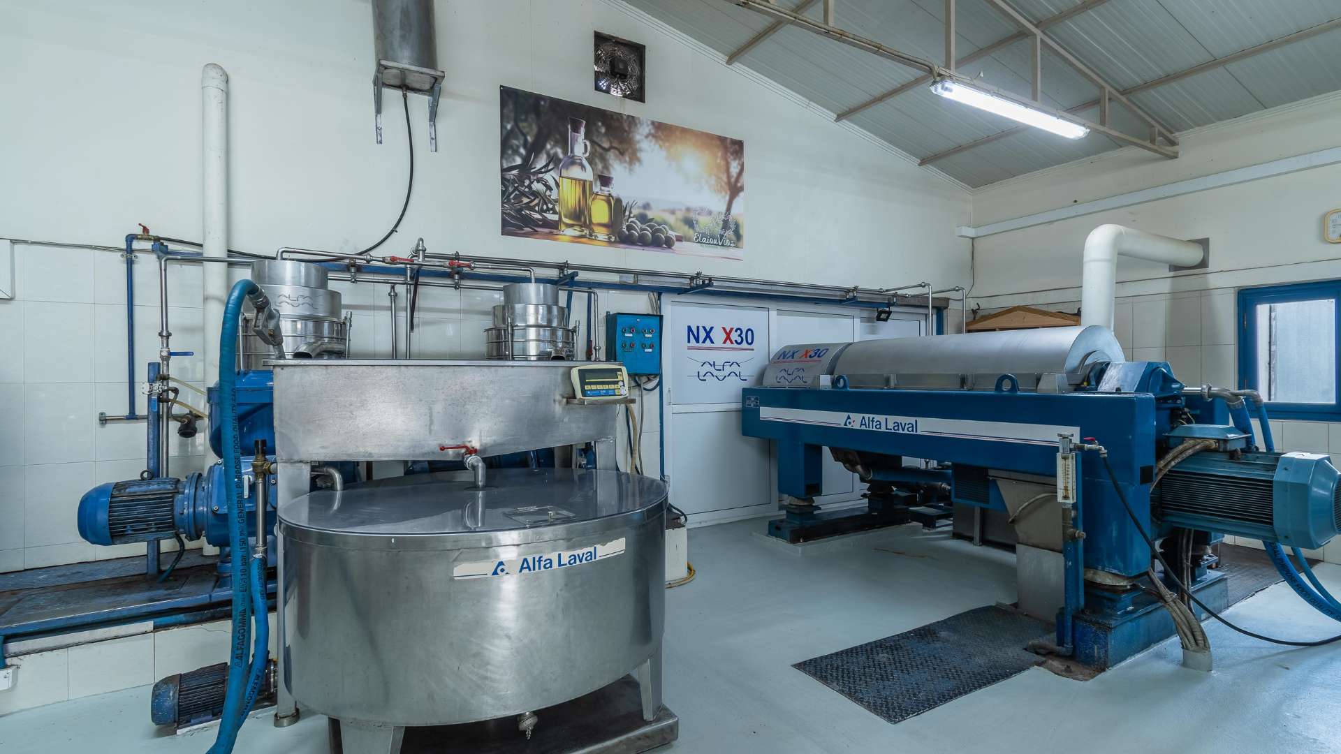 Elaiouvios factory olive oil machines